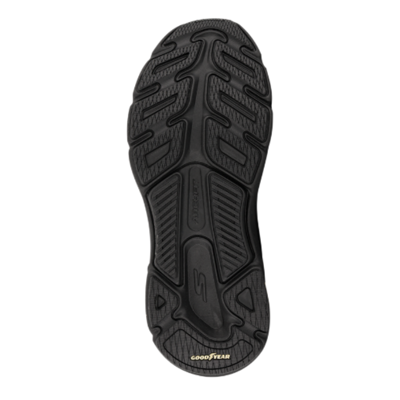 Skechers sapatilha feminina com absorção de impacto - Preto