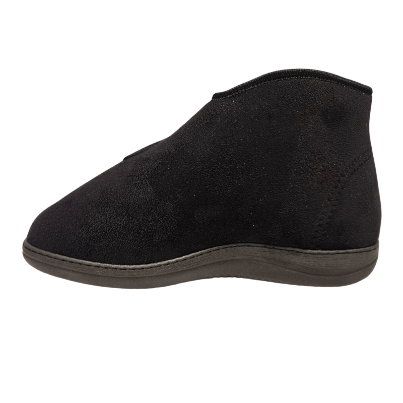 Extro Style sapato terapêutico com forro de lã - Preto
