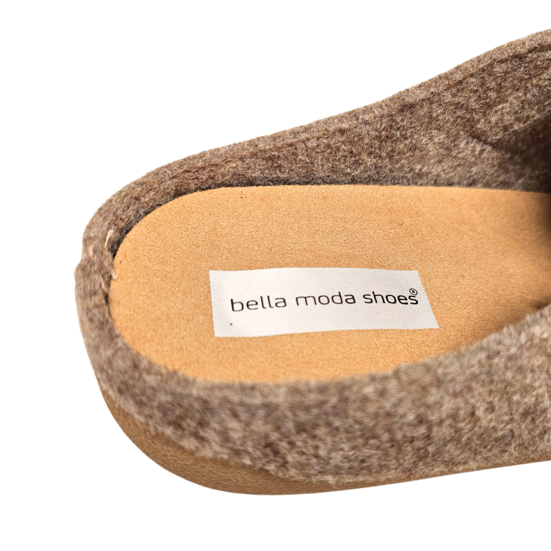 Bella Moda pantufas de senhora - Bege