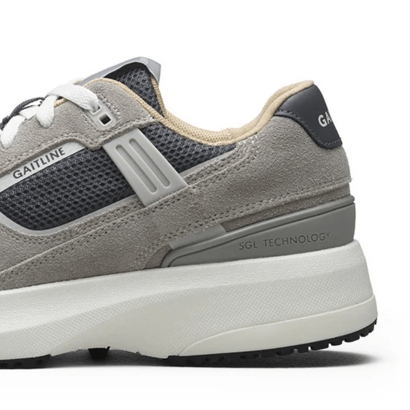 Gaitline Damesneaker em azul e branco para senhora