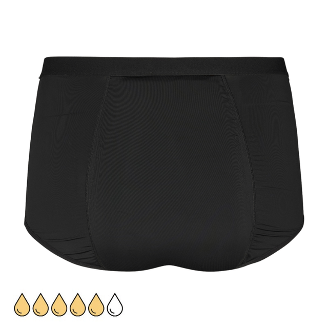 Inkontinens trusse Elva High 350 - Sort