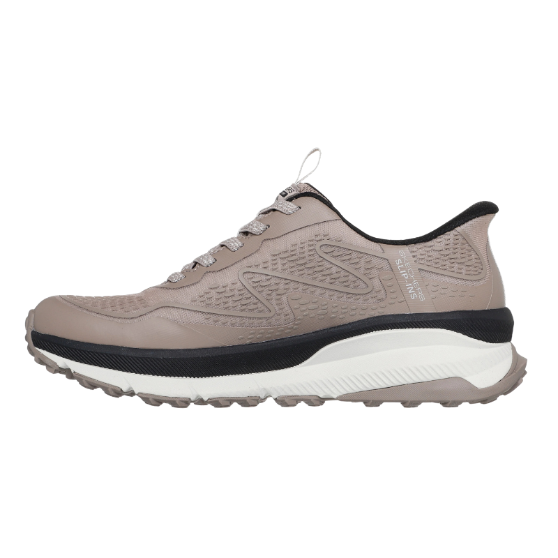 Skechers slip-in impermeável para senhora – Cinzento-acastanhado