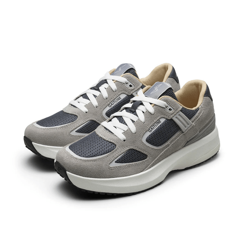 Gaitline Damesneaker em azul e branco para senhora