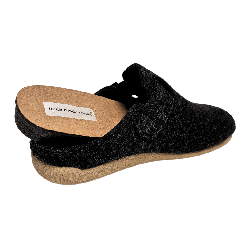Bella Moda pantufas de senhora - Antracite