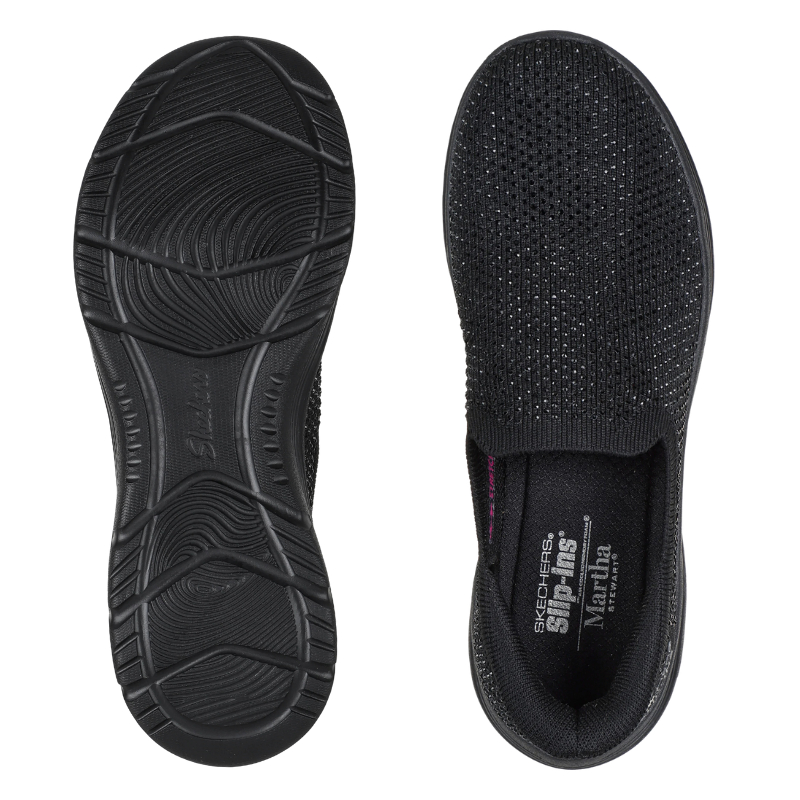 Skechers slip-in sapatos para senhora - Preto