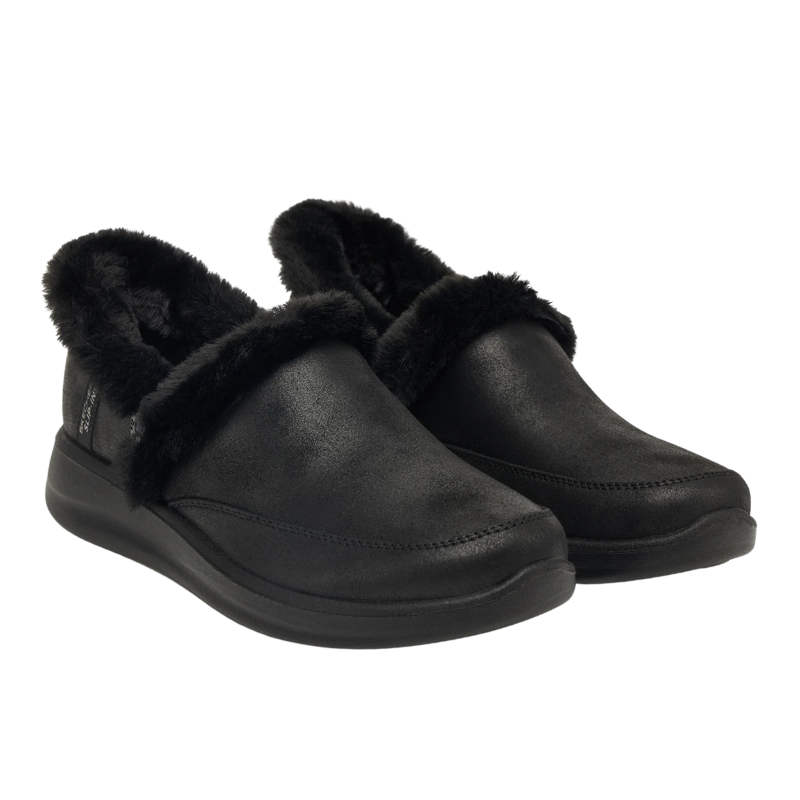 Skechers slip-in pantufas femininas - Preto