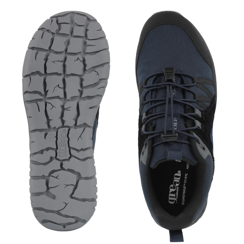 Path sneaker com atacadores elásticos