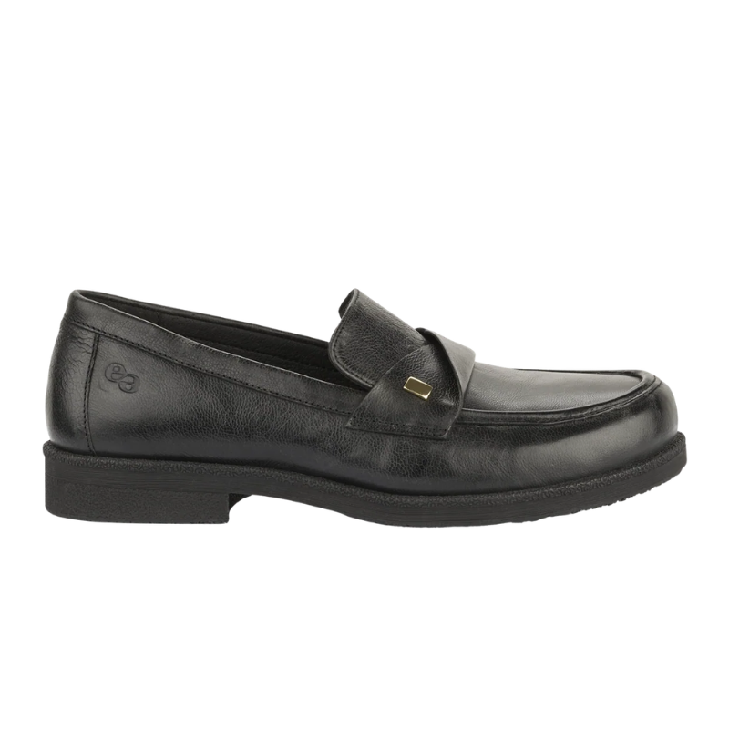 Green Comfort loafer largo para senhora - Preto