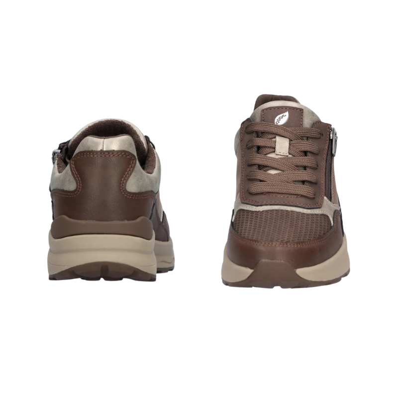 Waldläufer Outdoor sapatilha para senhora — Castanho