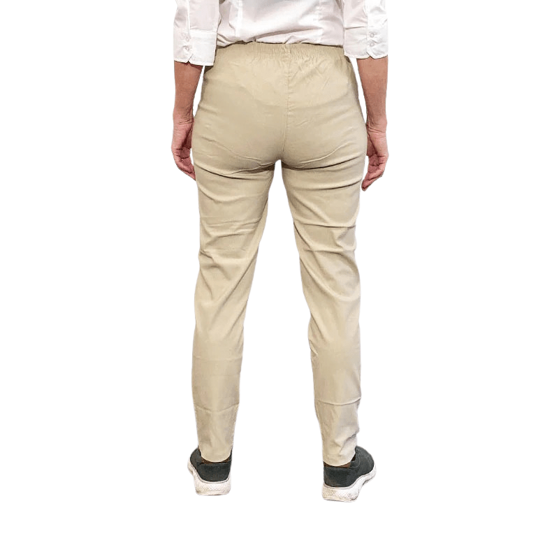 Damebukser med elastikkant - Beige