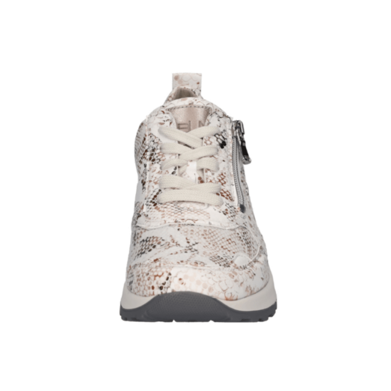 Waldläufer lys damesneaker - Snake