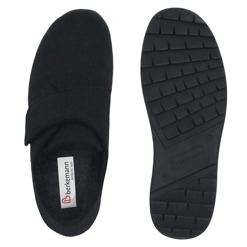 Berkeman herrehjemmesko - Sort