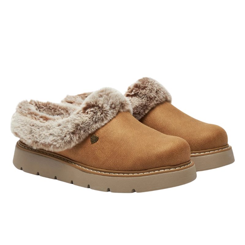 Skechers pantufas de senhora - Castanho
