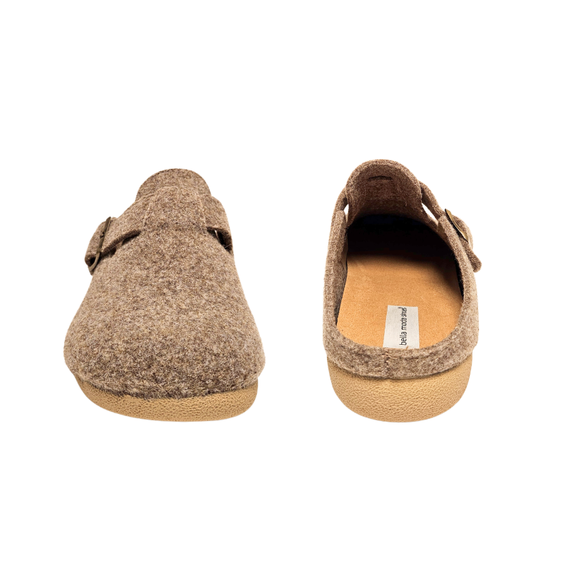 Bella Moda pantufas de senhora - Bege