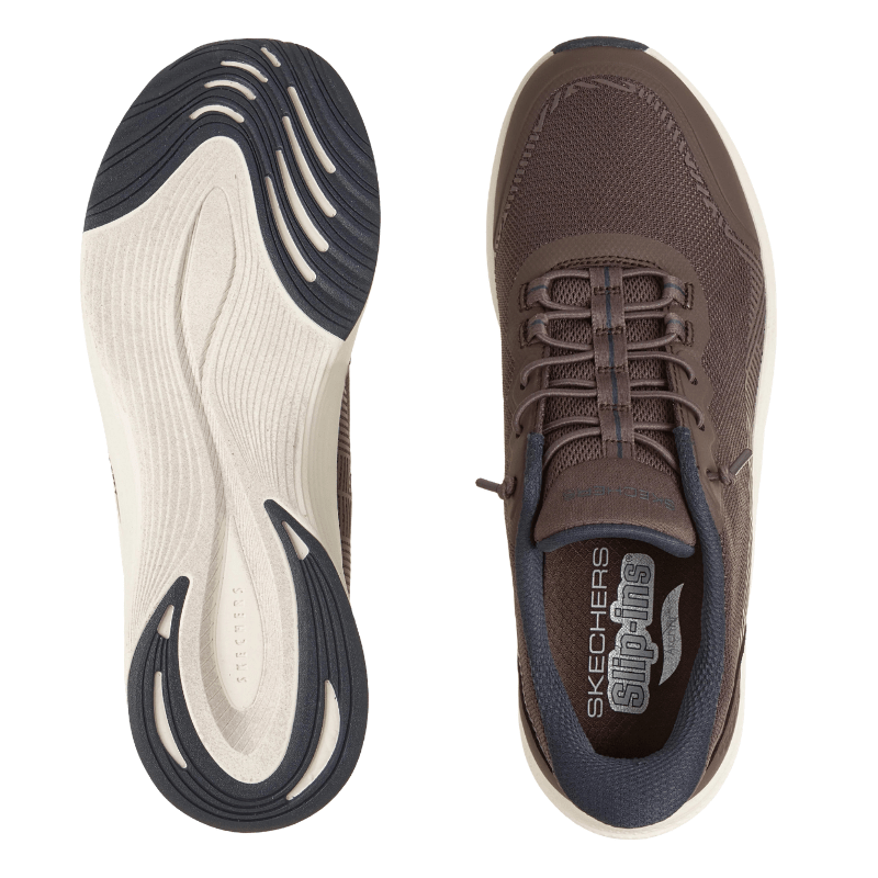 Skechers slip-in damesneaker - Brun