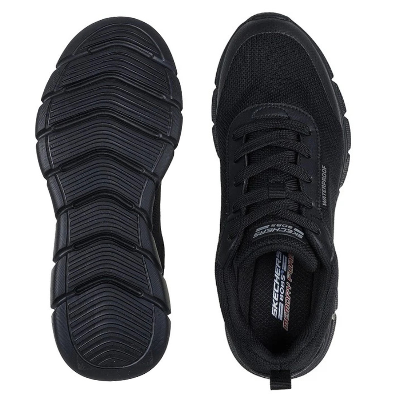 Skechers sapatilha impermeável para homem - Preta
