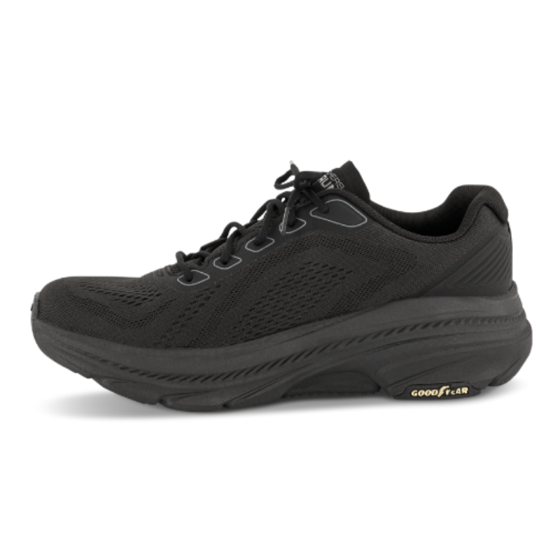 Skechers sapatilha feminina com absorção de impacto - Preto