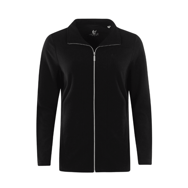 Cardigan i fleece til damer - Sort