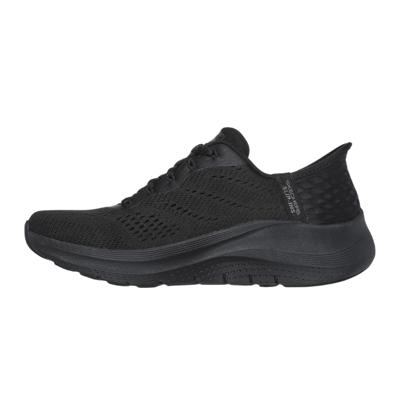 Skechers bred slip-in damesneaker - Sort