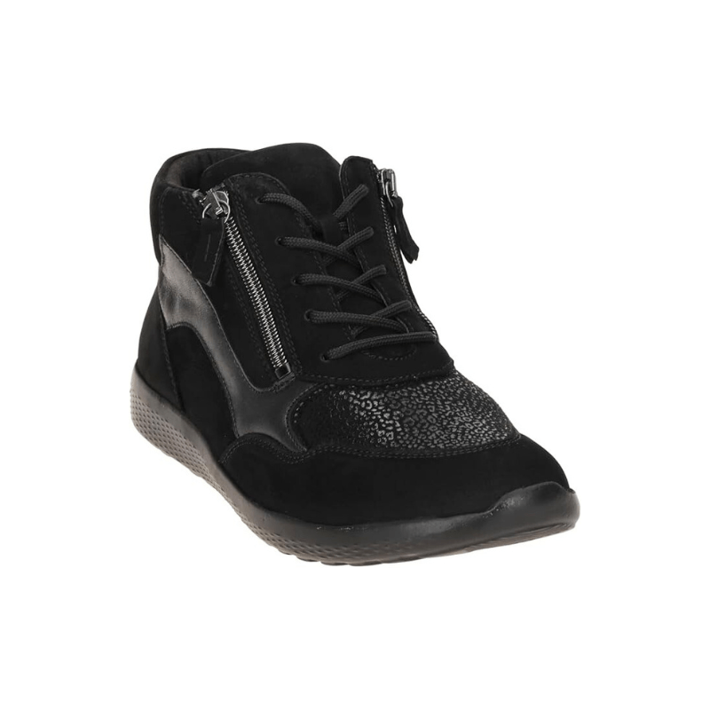 Waldläufer damestøvlet - Sort