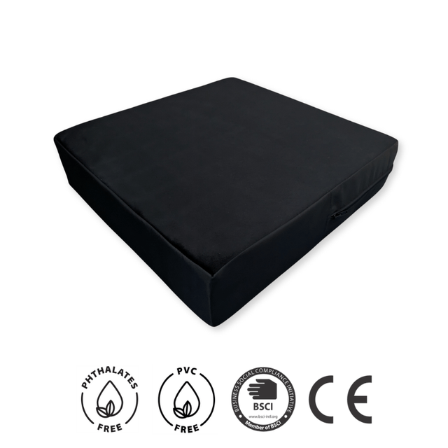 Aflastende siddepude m. udskæring - 43x43x10