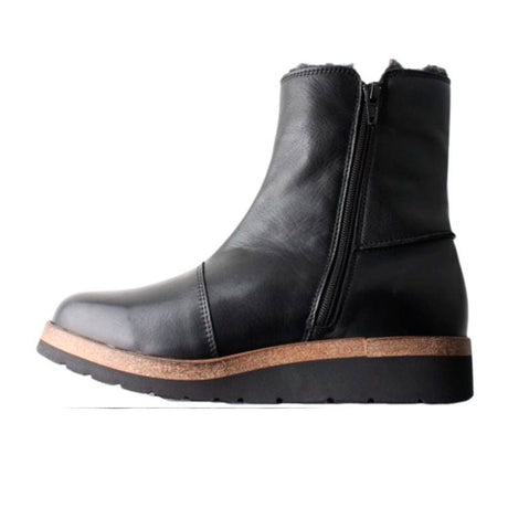 New Feet varm damestøvle - Sort - Seniorshop