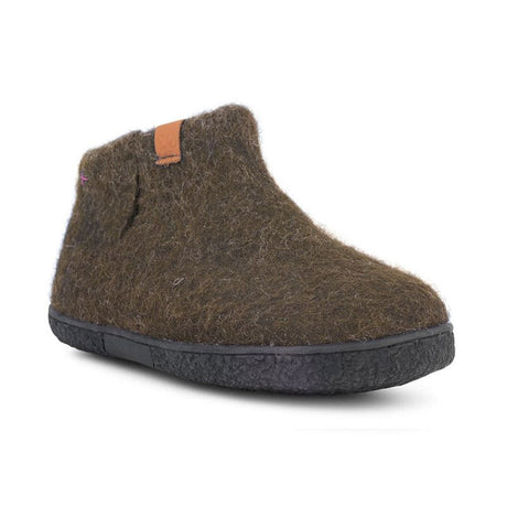 Green Comfort hjemmesko i uldfilt - Brun - Seniorshop