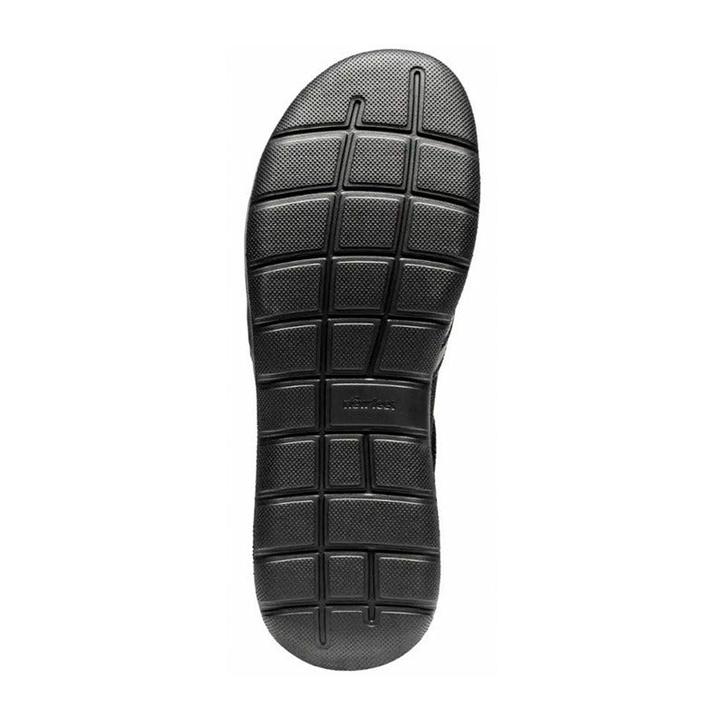 New Feet damesandal i skind - Sort - Seniorshop