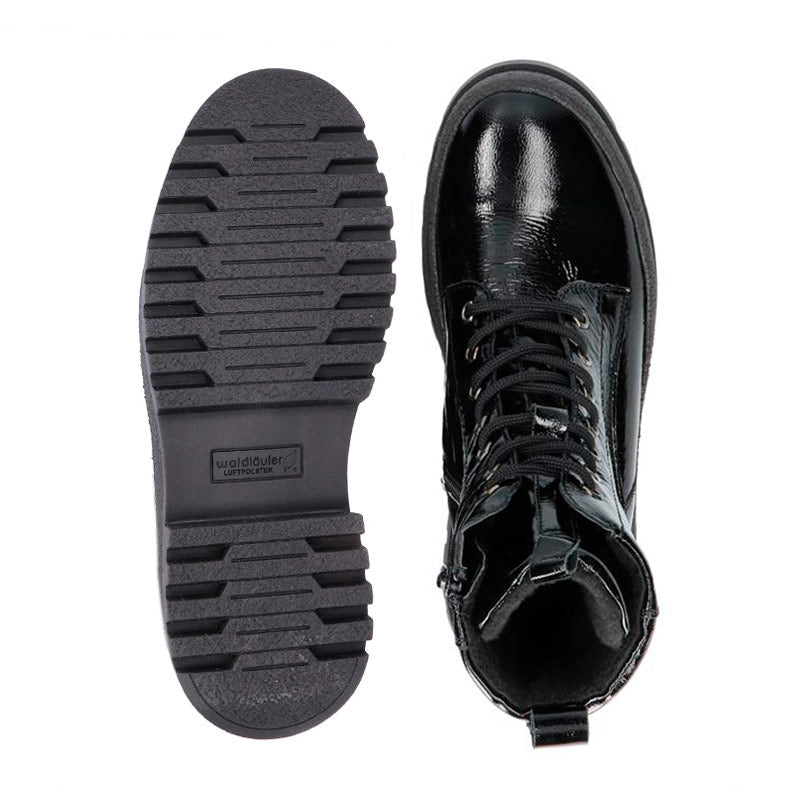 Waldläufer varm damestøvle - Sort - Seniorshop