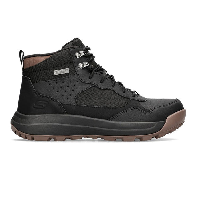Skechers vandtæt herrestøvle - Sort - Seniorshop