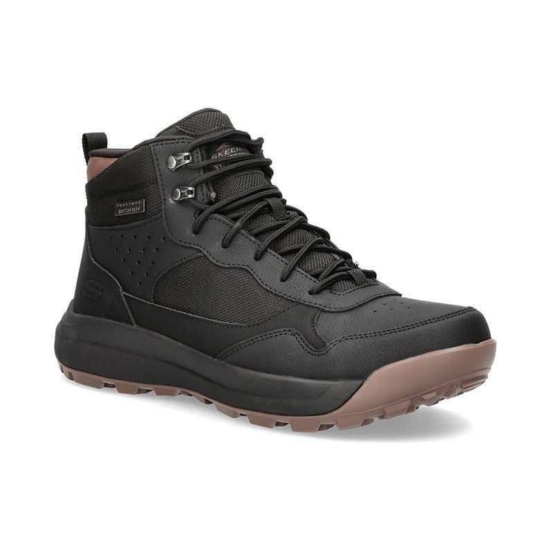 Skechers vandtæt herrestøvle - Sort - Seniorshop