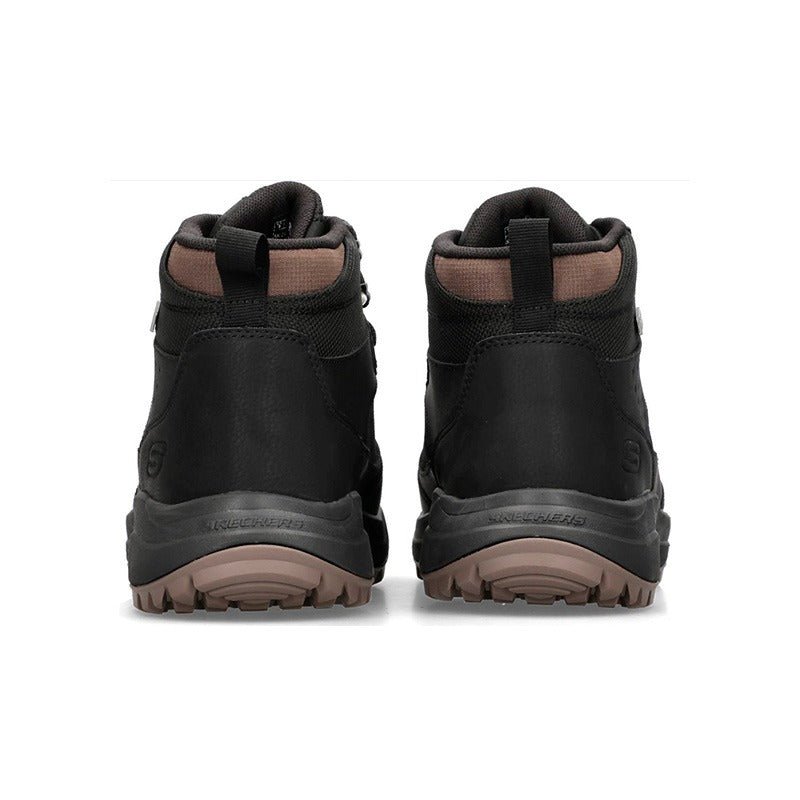 Skechers vandtæt herrestøvle - Sort - Seniorshop