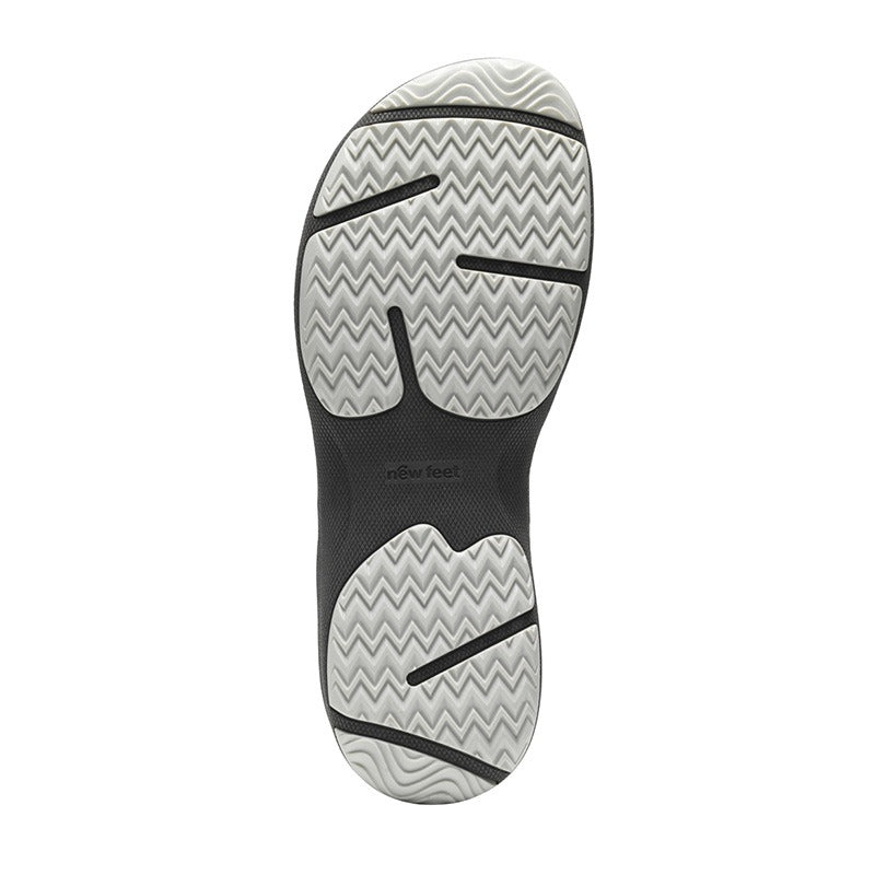 New Feet lukket damesandal - Sort - Seniorshop