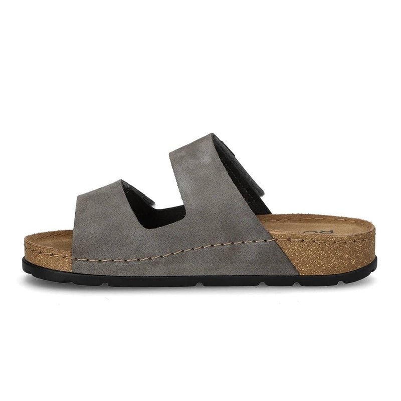 Rohde dameslipper - Metallic grå - Seniorshop