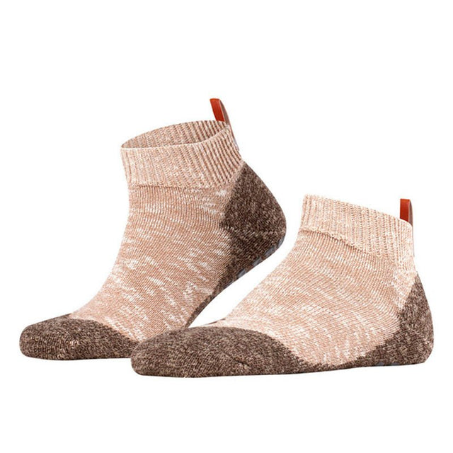 Homepads skridsikre herrestrømper - Lys brun - Seniorshop