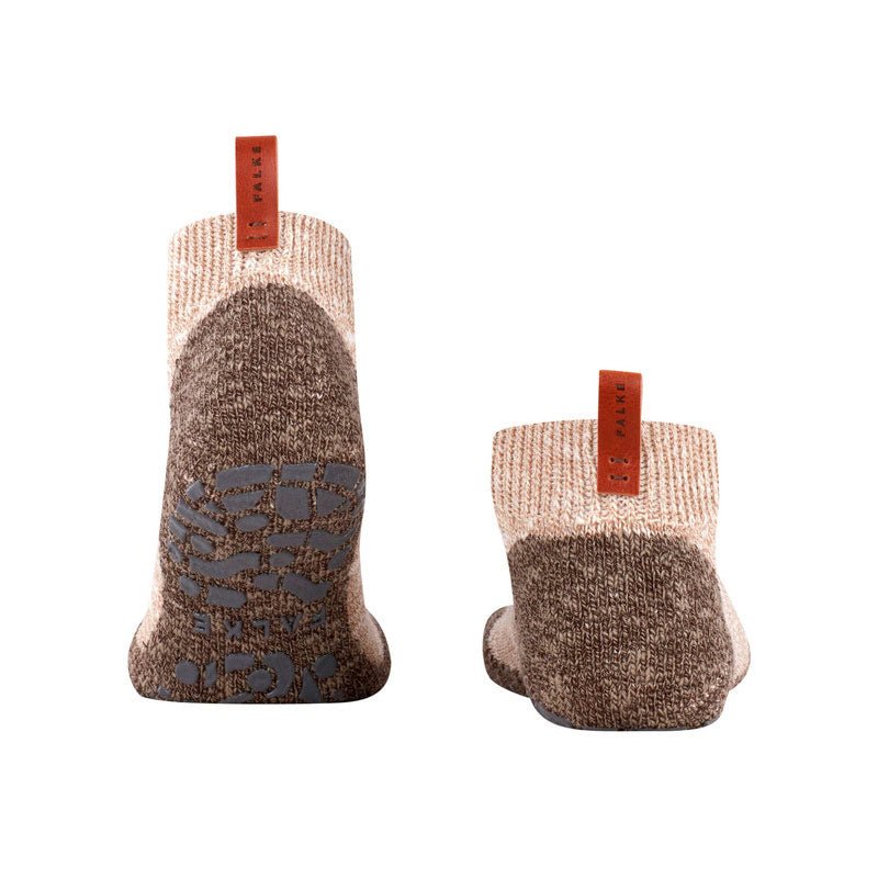 Homepads skridsikre herrestrømper - Lys brun - Seniorshop