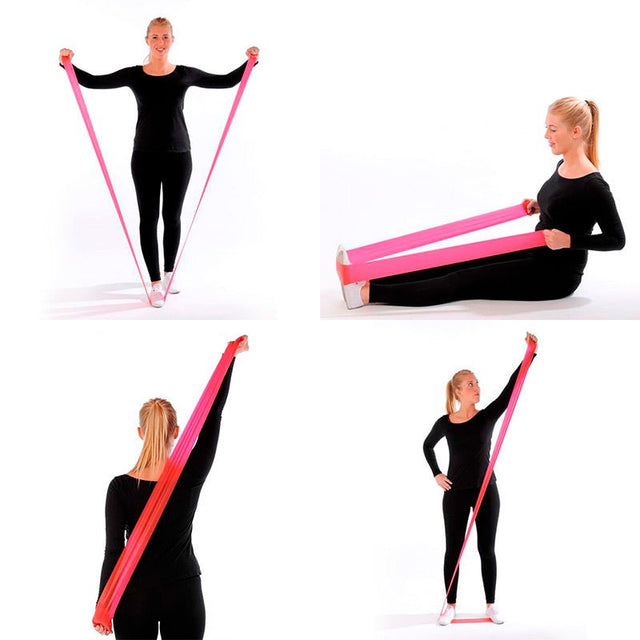 Træningsbånd i 3 styrker - 120 cm - Seniorshop