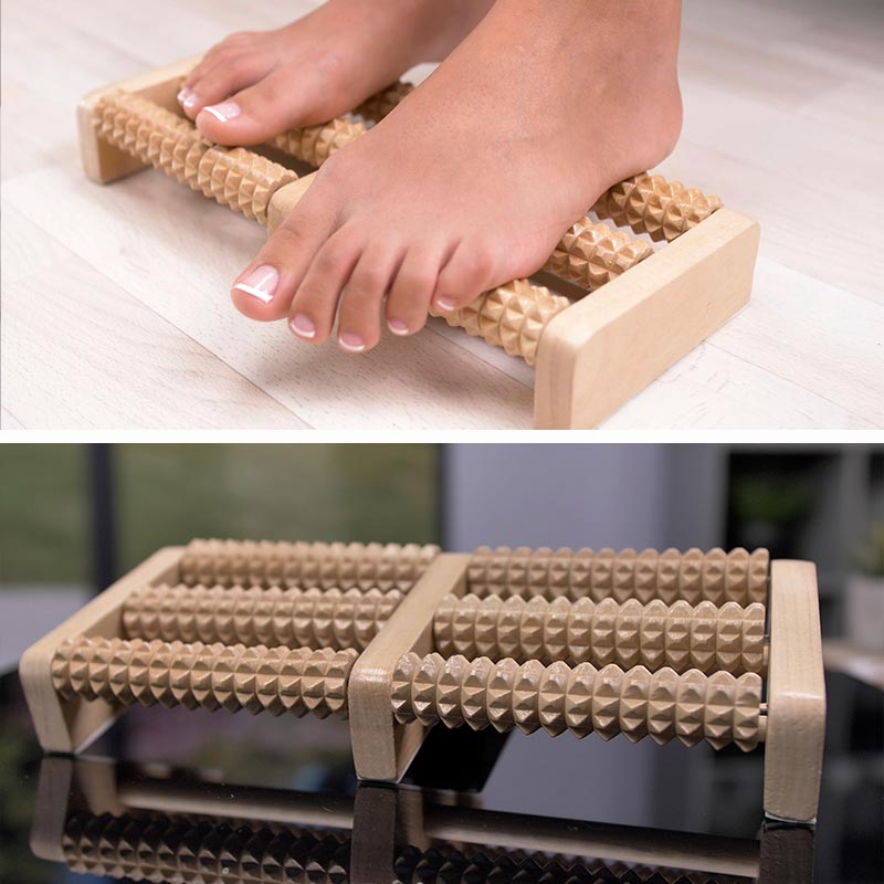 Fodmassagerulle i træ - Seniorshop