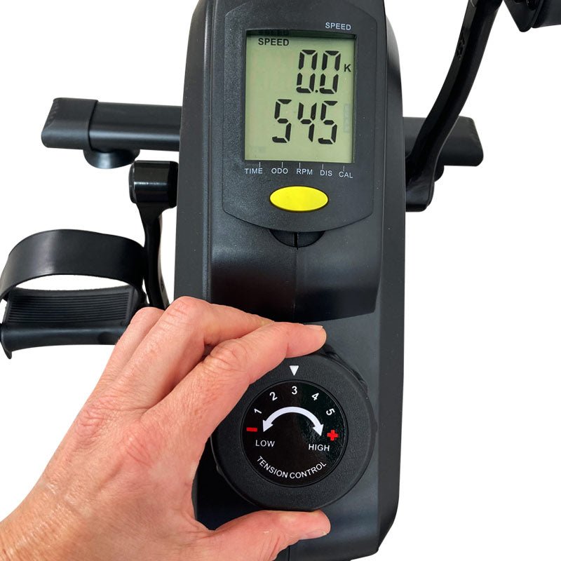 Pedaltræner med magnetisk modstand - Seniorshop