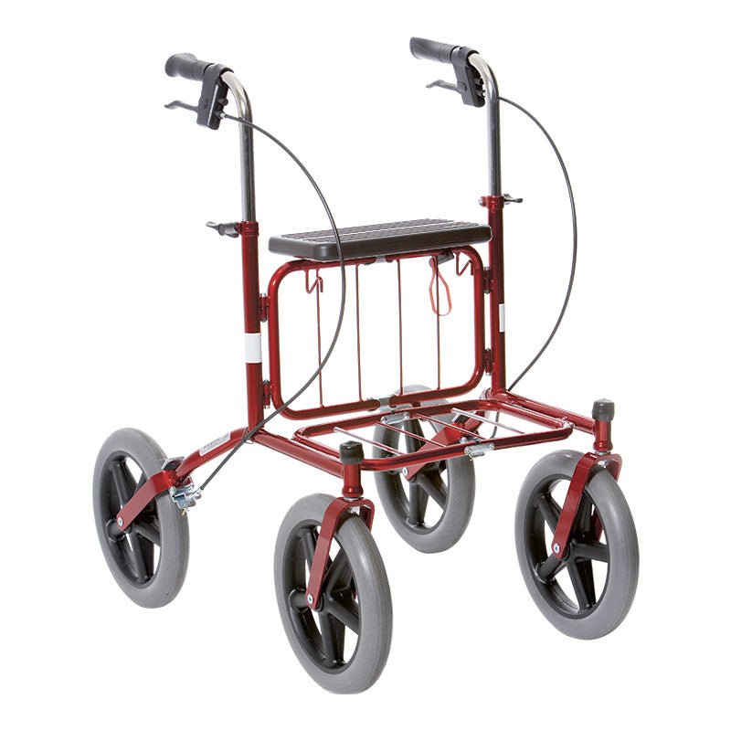 Carl Oscar rollator - med massive hjul - Seniorshop