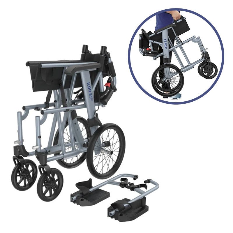 Let kørestol til rejsebrug - Seniorshop