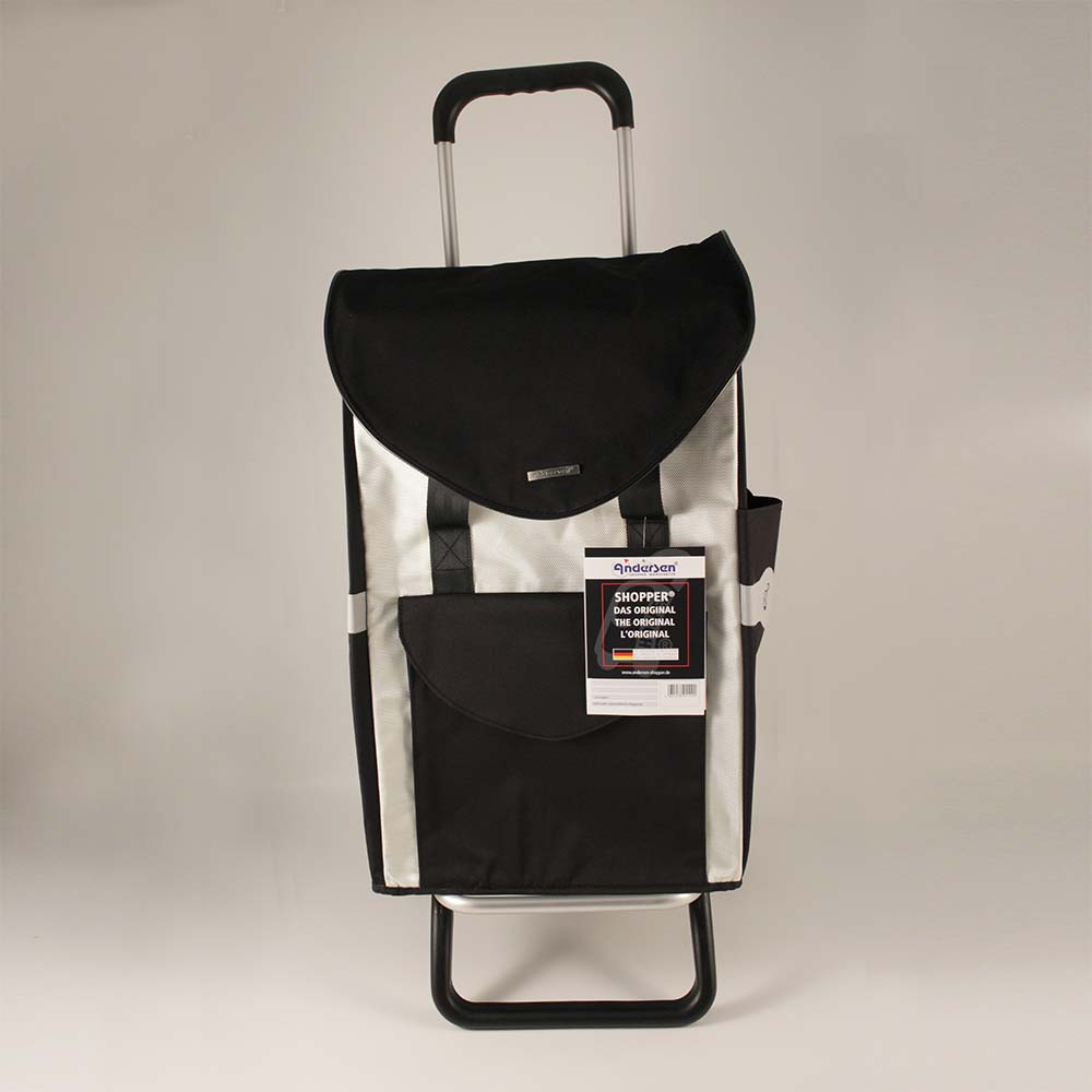 Senta indkøbsvogn - Justerbart håndtag - Seniorshop