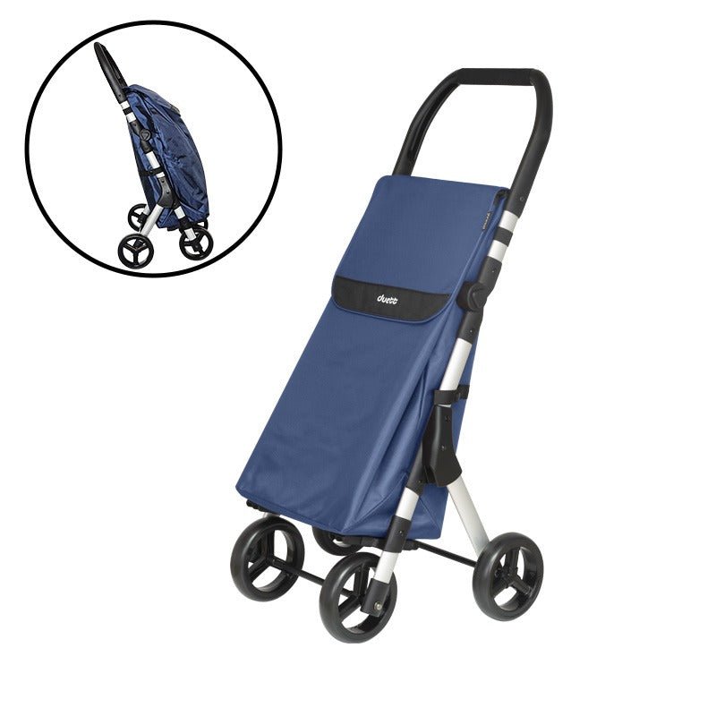 Muuvi Up indkøbsvogn - Blå - Seniorshop