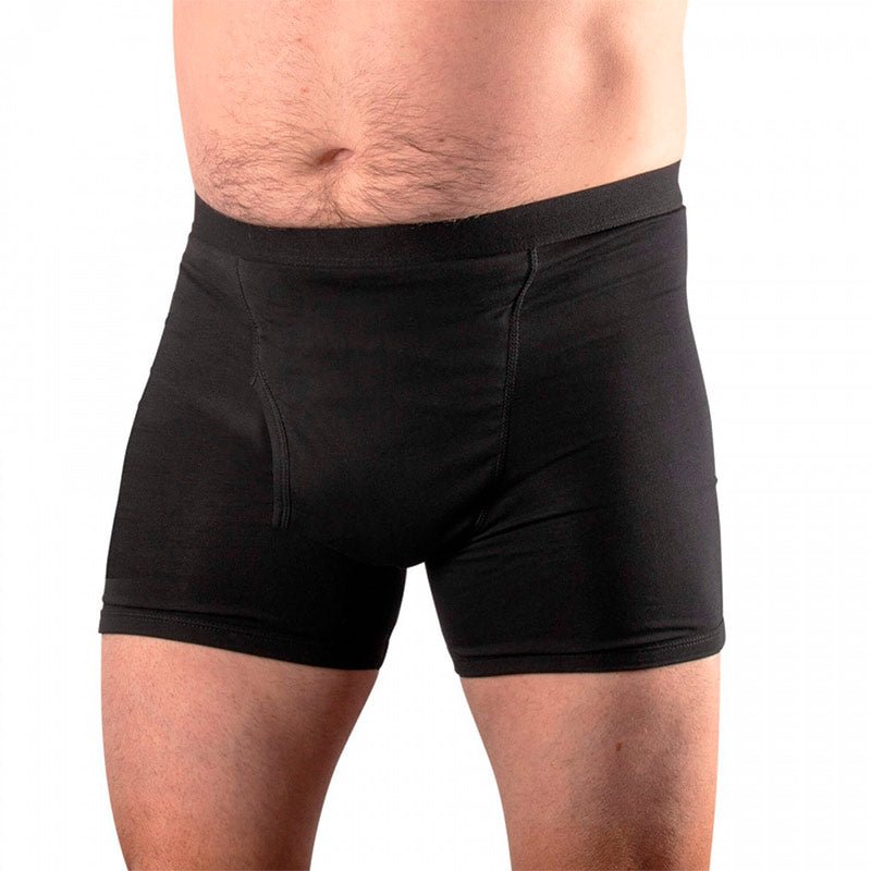 Inkontinens boxershorts - Sort - Seniorshop