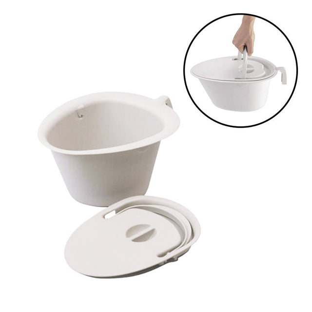 Bækken til toiletstol - uden låg - Seniorshop