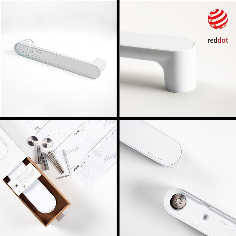 Eksklusivt støttegreb - Hvid - Seniorshop