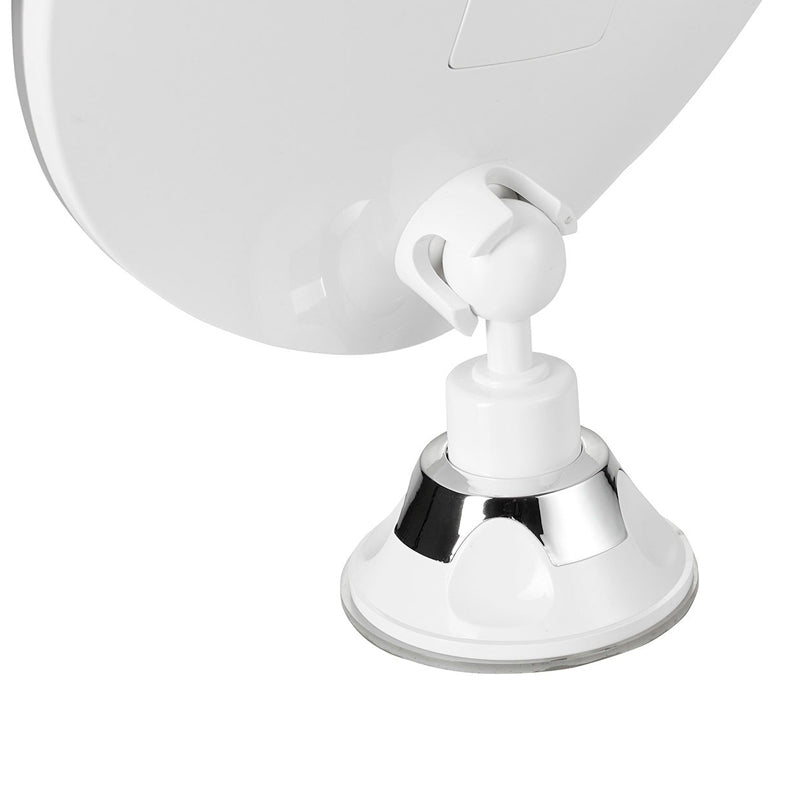 Makeup - spejl med lys Ø20 cm - 5x forstørrelse - Seniorshop