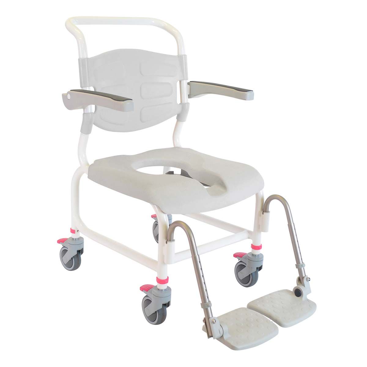 Let badestol / Toiletstol på hjul - Seniorshop