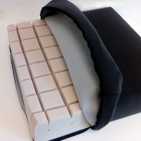 Velourbetræk til siddepude - 40x40x8 cm - Seniorshop