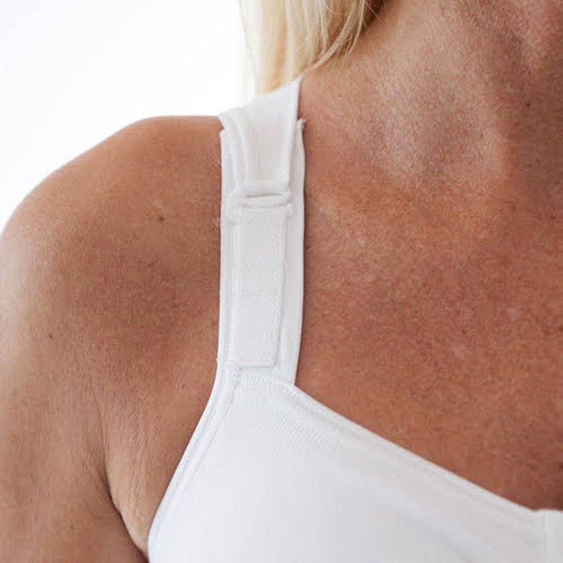 Hvid postoperativ BH - Mirabelle - Seniorshop